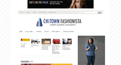 Desktop Screenshot of chitownfashionista.com
