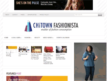 Tablet Screenshot of chitownfashionista.com